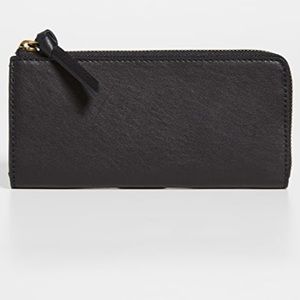 Madewell Brand Black Leather Wallet. Zipper Closure All Around. No Flaws.